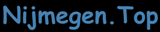 Banner Blauwe letters 4682b4 120 zwarte achtergrond